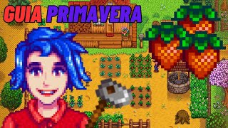 GUIA DE PLANTAÇÃO NA PRIMAVERA  STARDEW VALLEY [upl. by Anelrihs]