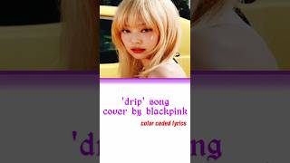 Dripsong cover by blackpinkcolor coded lyrics blackpink [upl. by Kalinda]