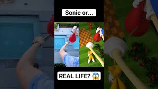 Turned into Sonic 😱 sonicthehedgehog sonic parody [upl. by Esaj721]