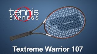 Prince Textreme Warrior 107 Racquet Review  Tennis Express [upl. by Prunella]