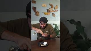 Carving a pinewood knife spoon for serving pine cone jam woodworking carving short [upl. by Naesal]