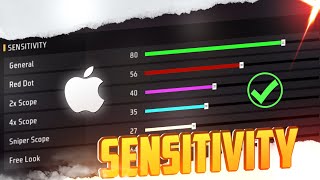 BEST  IPHONE📱 SENSITIVITY  IN FREE FIRE  PERFECT HEADSHOT SENSITIVITY [upl. by Braswell]