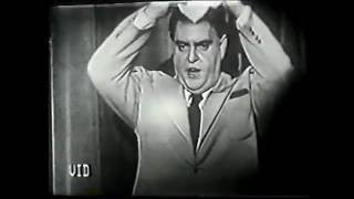 Zero Mostel imitates Jimmy Durante 1949 [upl. by Atnauqahs]