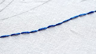 How To Back Stitch By Hand [upl. by Volkan]