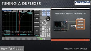 Duplexer Tuning with FREEDOM R8100 [upl. by Atival]