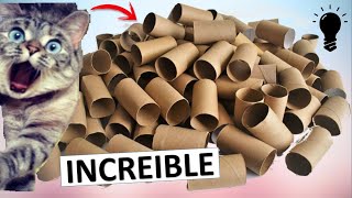 22 Manualidades GENIALES con ROLLOS DE PAPEL HIGIENICO Y TUBOS DE CARTON 😍 IDEAS CON RECICLAJE ♻ [upl. by Llirpa]