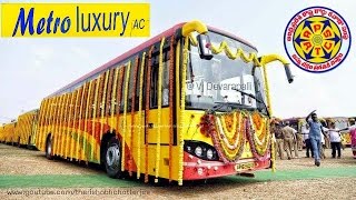 APSRTC Metro Luxury Jn Nurm Volvo 8400 City BusAndhra PradeshIndia [upl. by Dnalkrik]