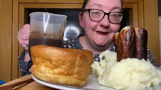 Sausage Mash And Gravy eatingshow foodie mukbang budget [upl. by Mira]