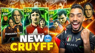 NEW J CRUYFF 106  TOTTI PACK OPENING  GAMEPLAY 🔥 eFootball 25 mobile [upl. by Abih565]