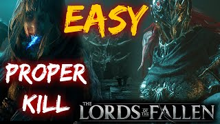 How to Properly Kill Harrower Dervla amp The Unbroken Promise EASY  Lords of the Fallen Boss Guide [upl. by Nairolf]