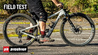 13 New Bikes Hucked to Flat in Slow Motion 1000 FPS  2020 Pinkbike Field Test [upl. by Tarkany]