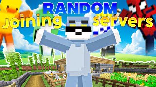 I Joining Random Servers in Minecraft [upl. by Annaicul771]