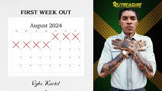 Vybz Kartel  First Week Out Mixtape  Vybz Kartel Mix 2024  DJ Treasure [upl. by Allisurd]