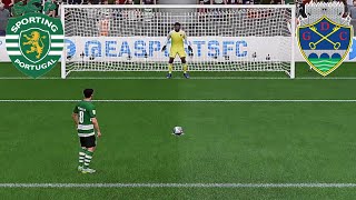 SPORTING vs CHAVES Penalty CAMPEONATO PORTUGUES SIMULAÇÃO FUTEBOL FIFA 24 [upl. by Morley901]