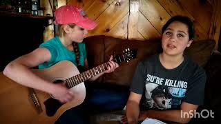 Travelin Soldier Dixie Chicks Cover by Cheyenne and Claire 🥰 [upl. by Matta758]