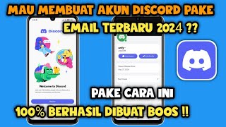 Cara membuat Akun discord menggunakan email 2024  Bikin akun discord [upl. by Anuat]