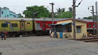 12860 HOWRAH CSMT Gitanjali Express Blasting through Kulgachia [upl. by Aynat]