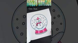 Satisfied ASMR Christmas Vibes ☃️ Colouring book asmr coloring [upl. by Niaz80]