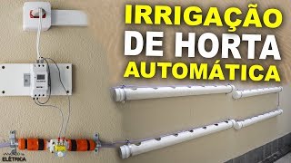 Sistema AUTOMÁTICO de IRRIGAÇÃO CASEIRO fácil de fazer [upl. by Coral479]