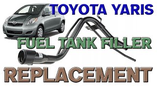 Toyota Yaris fuel tank filler pipe replacement [upl. by Hareenum519]