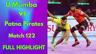 PKL Highlights U Mumba va Patna Pirates Pro kabaddi Full Highlight Video 2024 [upl. by Philander]