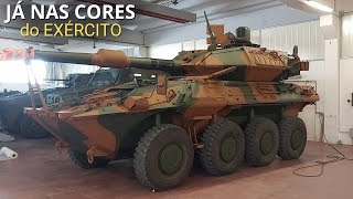 Primeiro blindado Centauro II é exibido nas cores do Exército Brasileiro [upl. by Kort781]