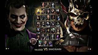 Joker vs Shao Kahn Medium  Mortal Kombat 11 Ultimate [upl. by Atrahc]