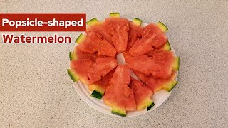 Easy watermelon cuttingplating asmr watermelon fruits [upl. by Araldo]