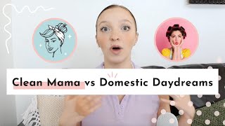 Clean Mama vs Domestic Daydreams  Best Cleaning Schedule for Working Moms [upl. by Notliw]