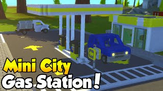 MINI CITY EP 7  quotGas Station  Vehicle Showcasequot  Scrap Mechanic Community Build [upl. by Theurer]