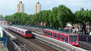 High Speed Tube Train amp DLR Side By Side Ride [upl. by Recha]