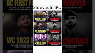 Shreyas Iyer In IPL All Season  Shreyas In Delhi amp KKR  shreyasiyer ipl2025 sadfeeling [upl. by Ahar]