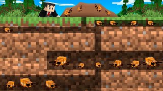 FORMIGA NO FORMIGUEIRO DO MINECRAFT [upl. by Drofnelg621]