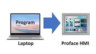 How to download Proface HMI program [upl. by Idnarb]