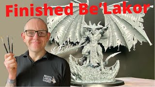 Finishing BeLakor  Painting Warhammer BeLakor Live  Games Workshop Warhammer 40k amp AOS [upl. by Reppep]