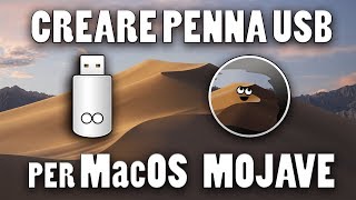 Creare penna USB bootable per MacOS Mojave [upl. by Roybn]