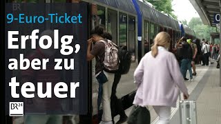 ÖPNV 2 SBahnStammstrecke droht Milliardengrab zu werden  9EuroTicket ist voller Erfolg  BR24 [upl. by Pammy275]