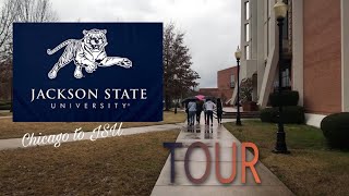 Jackson State University Campus Tour  VLOG [upl. by Notsgnik]