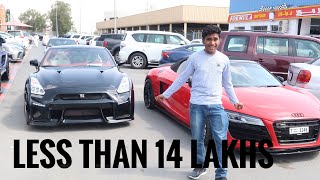 USED SUPERCAR SHOPPING IN DUBAISUPERCARS LESS THAN 14 LAKHSFERRARIGTRAUDI R8PORSCHE ETC [upl. by Stieglitz279]