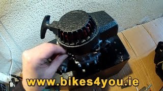 How to Instal Easy Pull Start incl Fywheel to your Pocketbike in less then 10minutes [upl. by Hyo417]