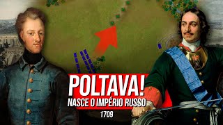 Como nasceu o Império Russo POLTAVA 1709  Grande Guerra do Norte [upl. by Kolk]