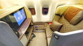 Singapore Airlines 777 First Class  SQ968 Singapore to Jakarta [upl. by Hainahpez272]