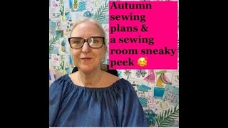 autumn plans and sewing room peek SD 480p [upl. by Geehan]