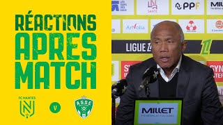 FC Nantes  AS SaintÉtienne  la réaction dAntoine Kombouaré [upl. by Petua546]