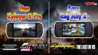 Asus Rog Ally X Vs OneXPlayer 2 Pro 30W 1080p Ultra  15W 720p Medium  25W 1080p Low [upl. by Alael]