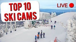 Live Ski Cams 2021 on YouTube TOP 10  Livecams aus Skigebieten [upl. by Demitria]