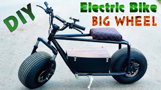 Build a Electric Bike Big Wheel 60v 1500W 55kmh At Home [upl. by Nnahgem760]