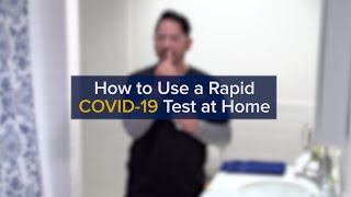 How to Do an AtHome COVID19 Rapid Antigen Test Correctly [upl. by Irene159]