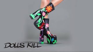 Dolls Kill  All NEW Current Mood Shoes [upl. by Annaeel]