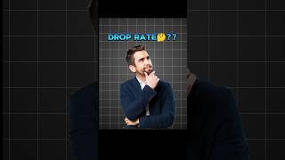 Drop rate kya hota hai 🤔short [upl. by Labotsirc278]